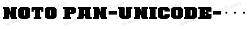 Noto pan-Unicode字体转换